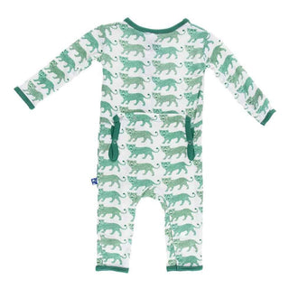 Print Bamboo Coverall - Natural Leopard Baby & Toddler Sleepwear