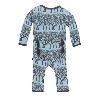 Print Bamboo Coverall - Pond Fireflies Baby & Toddler Sleepwear