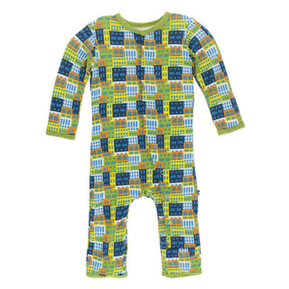 Print Bamboo Coverall with Snaps - Amazon Houses KicKee Pants