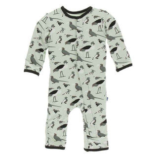 Print Bamboo Coverall with Snaps - Birds of Kenya Baby & Toddler Sleepwear