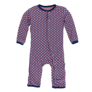 KicKee Pants Print Coverall with Snaps - Desert Rose Taj Mahal