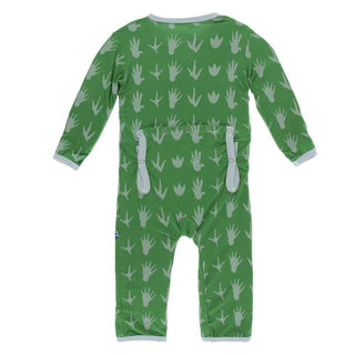 Print Bamboo Coverall with Snaps - Dino Tracks Baby & Toddler Sleepwear