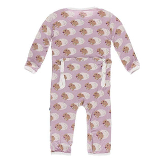 Print Bamboo Coverall with Snaps - Sweet Pea Diictodon KicKee Pants