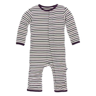 Print Bamboo Coverall with Snaps - Tuscan Vineyard Stripe Baby & Toddler Sleepwear