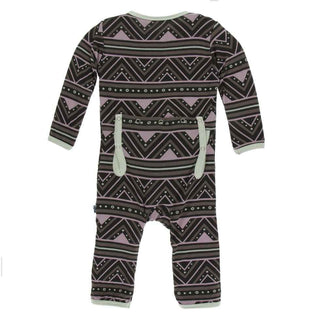 Print Bamboo Coverall with Zipper - African Pattern Baby & Toddler Sleepwear