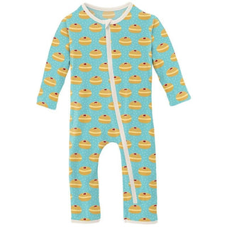 Print Bamboo Coverall with Zipper - Iceberg Jelly Donuts (WCA22) Baby & Toddler Sleepwear