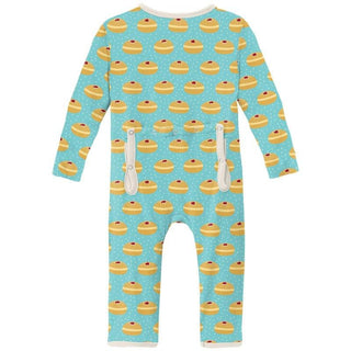 KicKee Pants Print Coverall with Zipper - Iceberg Jelly Donuts WCA22