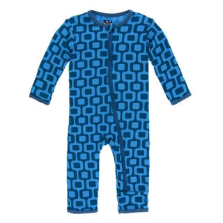 KicKee Pants Print Coverall with Zipper - Ipanema