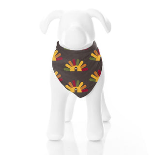 Print Bamboo Dog Bandana - Bark Turkey Dog Apparel