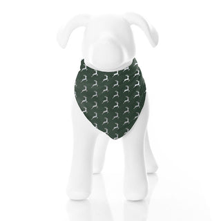 Print Bamboo Dog Bandana - Mountain View Reindeer Dog Apparel