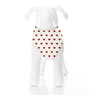 Print Bamboo Dog Bandana - Natural Hearts Dog Apparel