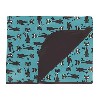 KicKee Pants Print Double Layer Throw Blanket - Glacier Cool Cats