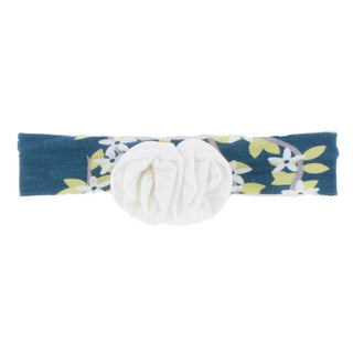 Print Bamboo Flower Headband Peacock Tree Canopy, One Size KicKee Pants