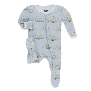 Print Bamboo Footie with Snaps - Dew Dill Baby & Toddler Sleepwear