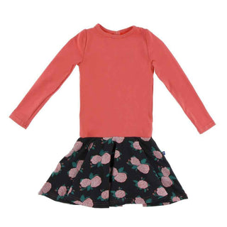 Print Bamboo Keyhole Performance Jersey Dress, English Rose Garden Baby & Toddler Dresses