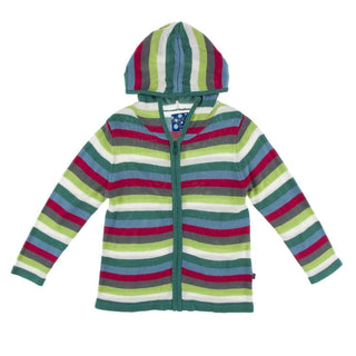 Print Bamboo Knitted Hoodie - 2020 Multi Stripe Baby & Toddler Outerwear