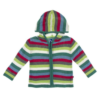 Print Bamboo Knitted Hoodie - 2020 Multi Stripe Baby & Toddler Outerwear