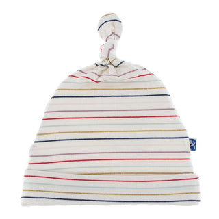 KicKee Pants Print Knot Hat - Everyday Heroes Multi Stripe