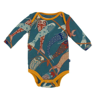 KicKee Pants Print Long Sleeve One Piece - Oasis Koinobori