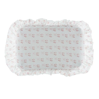 KicKee Pants Print Ruffle Changing Pad Cover - Fresh Air Ballet, One Size