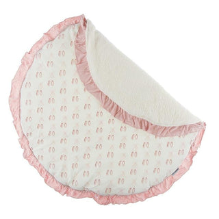 Print Bamboo Sherpa-Lined Ruffle Fluffle Playmat - Fresh Air Ballet, One Size Play Mats