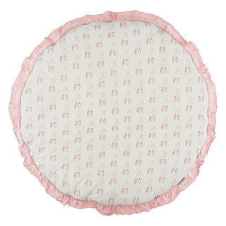 Print Bamboo Sherpa-Lined Ruffle Fluffle Playmat - Fresh Air Ballet, One Size Play Mats