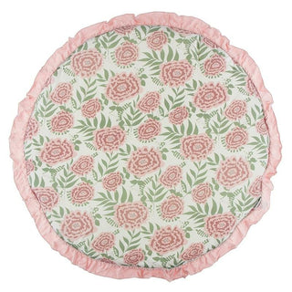 KicKee Pants Print Sherpa-Lined Ruffle Fluffle Playmat - Fresh Air Florist, One Size