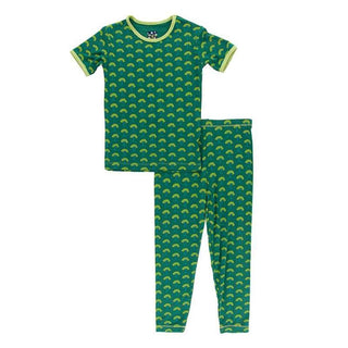 Print Bamboo Short Sleeve Pajama Set - Ivy Mini Trees Baby & Toddler Sleepwear