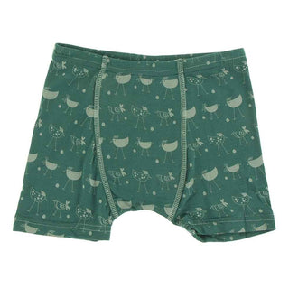 KicKee Pants Print Single Boxer Brief - Ivy Chickens