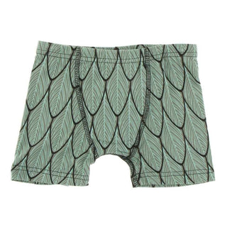 KicKee Pants Print Single Boxer Brief - Midnight Feathers