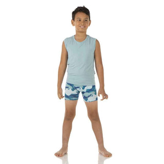 KicKee Pants Print Single Boys Boxer Brief - Oasis Military