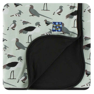 Print Bamboo Stroller Blanket Birds of Kenya, One Size Swaddling & Receiving Blankets