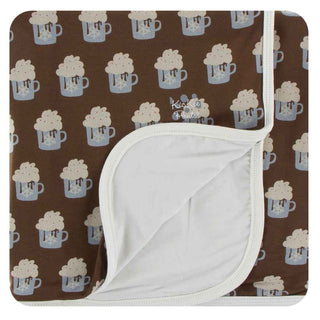 Print Bamboo Stroller Blanket - Hot Cocoa, One Size Swaddling & Receiving Blankets