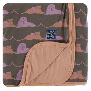 KicKee Pants Print Stroller Blanket Lions, One Size