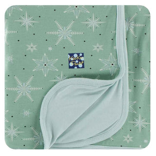 KicKee Pants Print Stroller Blanket - Shore Snowflakes, One Size