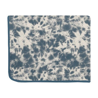 KicKee Pants Print Throw Blanket - Deep Sea Tie Dye