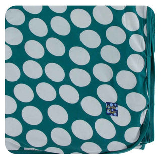 KicKee Pants Print Throw Blanket - Ivy Mod Dot, One Size