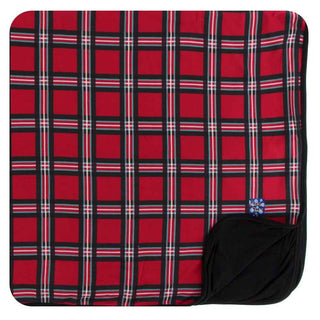 KicKee Pants Print Toddler Blanket - Christmas Plaid 2019, One Size