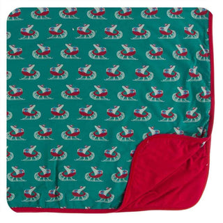 KicKee Pants Print Toddler Blanket - Ivy Sled, One Size