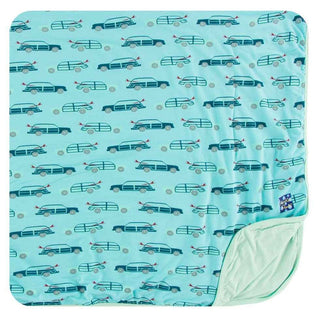 Print Bamboo Toddler Blanket - Shining Sea Woody, One Size Swaddling & Receiving Blankets