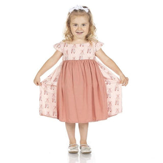 Print Bamboo Woven Garden Dress with Apron - Baby Rose Ballet Baby & Toddler Dresses