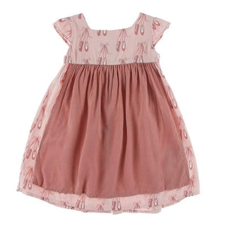 Print Bamboo Woven Garden Dress with Apron - Baby Rose Ballet Baby & Toddler Dresses