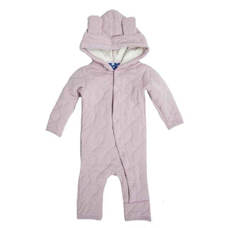 Bamboo Quilted Hoodie Coverall with Ears, Sweet Pea Baby & Toddler Sleepwear