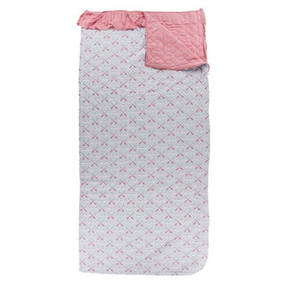 Bamboo Quilted Ruffle Sleepover Bag - Dew Paddles and Canoe/Strawberry Baby & Toddler Sleepwear