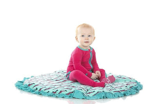 KicKee Pants Ruffle Fluffle Padded Playmat - Dew Paddles and Canoe