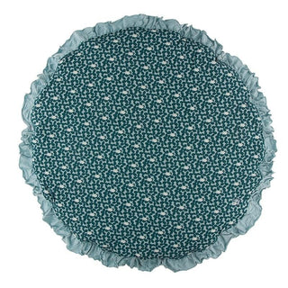 KicKee Pants Ruffle Fluffle Padded Playmat - Jade Running Buffalo Clover