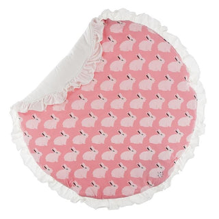 KicKee Pants Ruffle Fluffle Padded Playmat - Strawberry Forest Rabbit