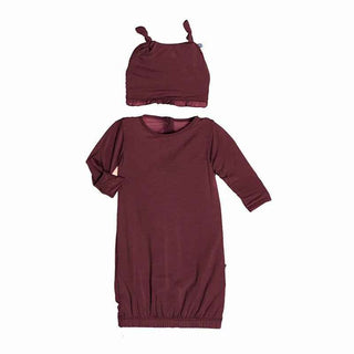 Bamboo Ruffle Layette Gown Set - Scarlet Baby & Toddler Sleepwear