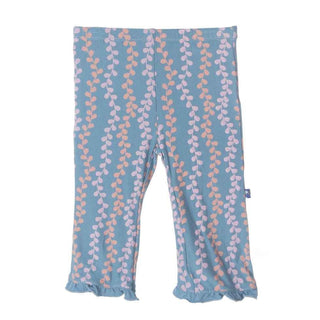 KicKee Pants Ruffle Pant, Blue Moon Seaweed