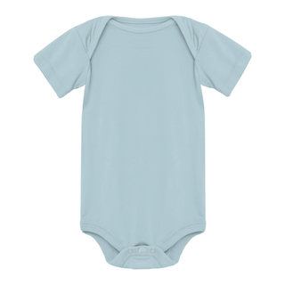 Kickee Pants Short Sleeve One Piece - Spring Sky | Baby Riddle 